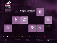 Tablet Screenshot of irfams.com